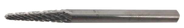 Beta tools Pilník rotační z karbidu, 426md-3/ta3, zaoblený kužel 3 x 13 x 38 mm, stopka 3mm