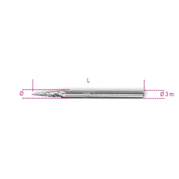 Beta tools Rotační pilník z tvrdokovu, 426MD-3/T3