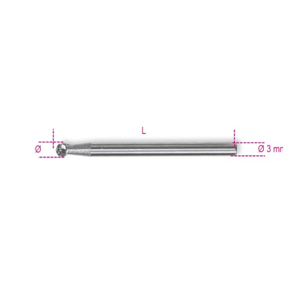 Beta tools Rotační pilník z tvrdokovu, 426MD-3/S3