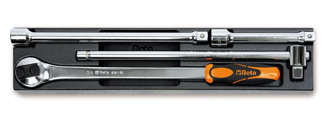 Beta tools SADA NÁŘADÍ 4KS V PLASTOVÉ PODESTĚ, 2424/T106
