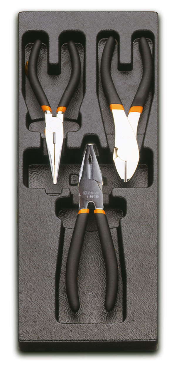 Beta tools SADA 3 KLEŠTÍ V PLASTOVÉ PODESTĚ, 2424/T138