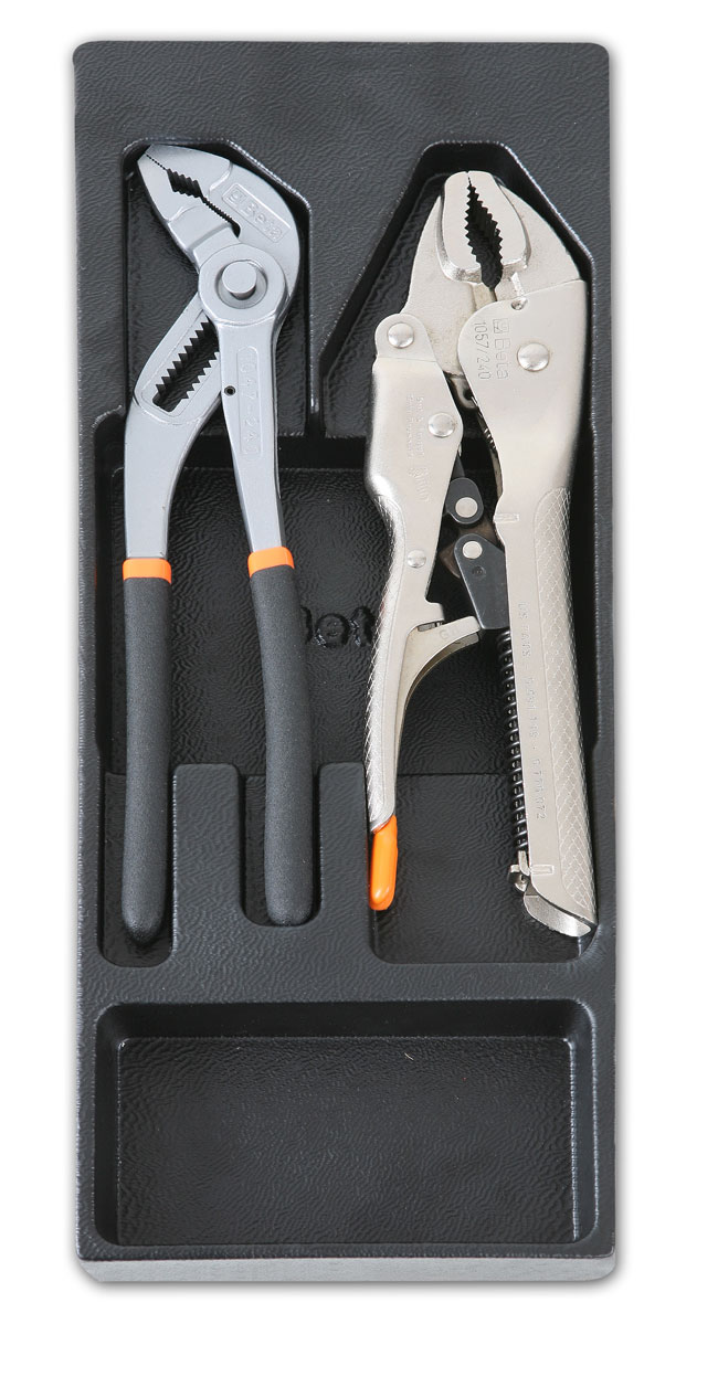 Beta tools SADA KLEŠTÍ 2KS V PLASTOVÉ PODESTĚ, 2424/T151