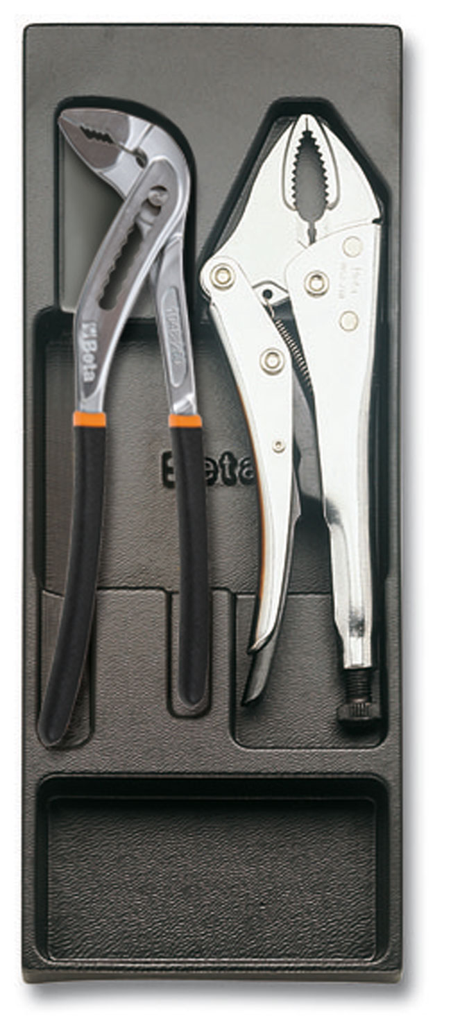 Beta tools SADA KLEŠTÍ 2KS V PLASTOVÉ PODESTĚ, 2424/T153