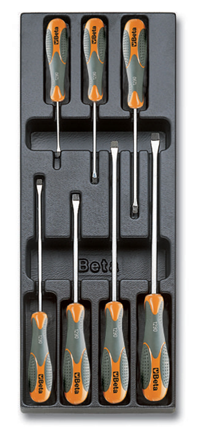 Beta tools SADA ŠROUBOVÁKŮ 7KS V PLASTOVÉ PODESTĚ, 2424/T170