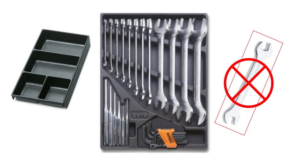 PRÁZDNÁ PLASTOVÁ PODESTA NA NÁŘADÍ, 2400/TV212