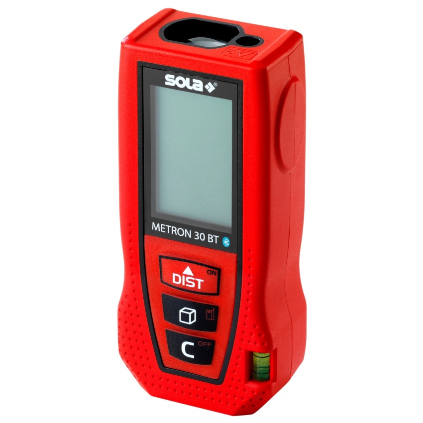 Laserový dálkoměr, rozsah 30 m, bluetooth – SOLA