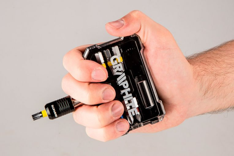 Sada bitů – křížové a torx, magnetický držák, 10 ks – Graphite