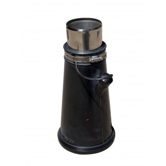 Adaptér pro odsavač spalin a výfukových plynů, 100 mm - CAE-100-100