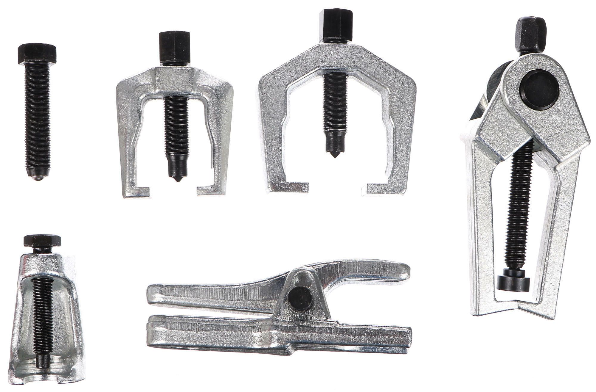Sada stahováků kulových čepů a řídících tyčí MECHANIC PULLER SET, 6 ks – SIXTOL