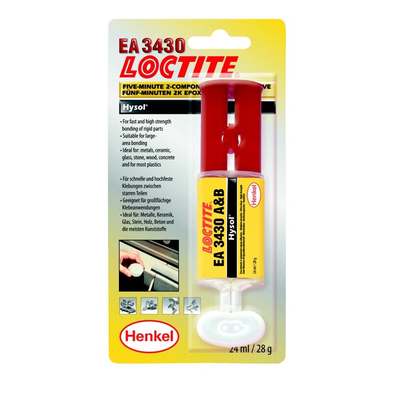 Epoxidové lepidlo, dvousložkové, univerzální, 24 ml - Loctite EA 3430