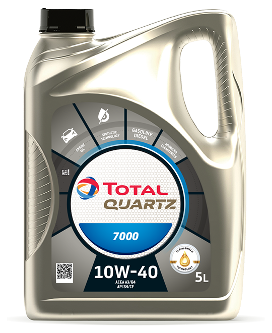 TotalEnergies Motorový olej TOTAL QUARTZ 7000 10W40, 5 l