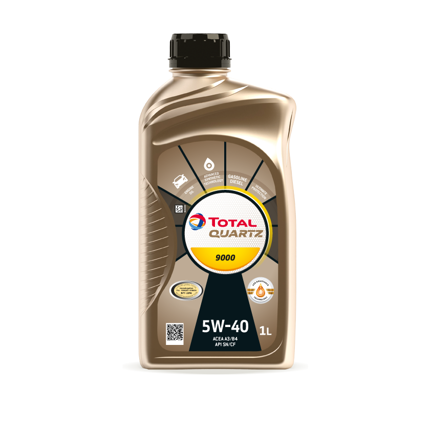 TotalEnergies Motorový olej TOTAL QUARTZ 9000 5W40, 1 l