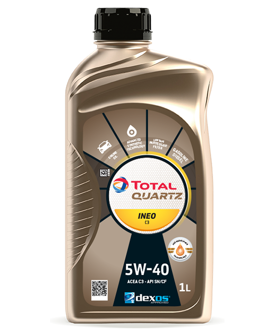TotalEnergies Motorový olej TOTAL QUARTZ INEO C3 5W40, 1 l