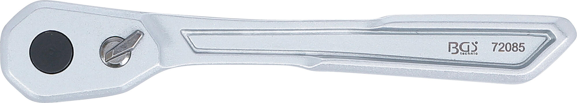 Ráčna 1/4" extra plochá, 90 zubů s přepínací páčkou - BGS 72085