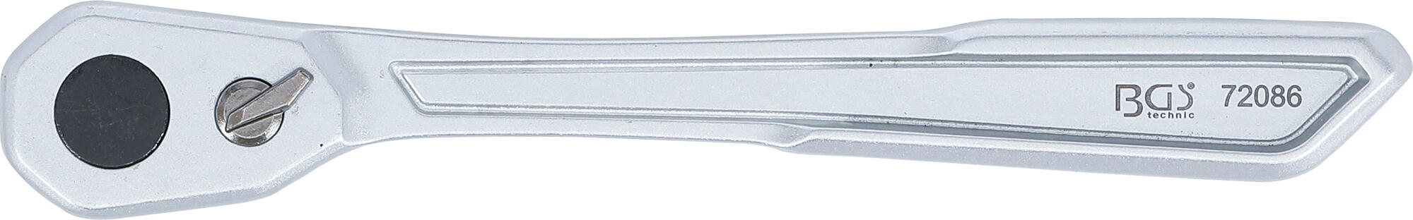 Ráčna 3/8" extra plochá, 90 zubů s přepínací páčkou - BGS 72086