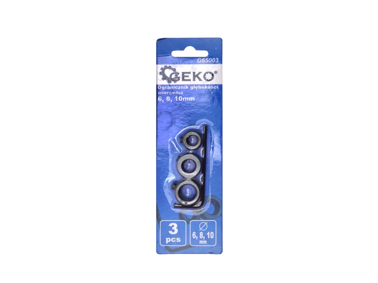 GEKO Hloubkový doraz, sada 3ks, 6, 8, 10 mm (obrázek 3)