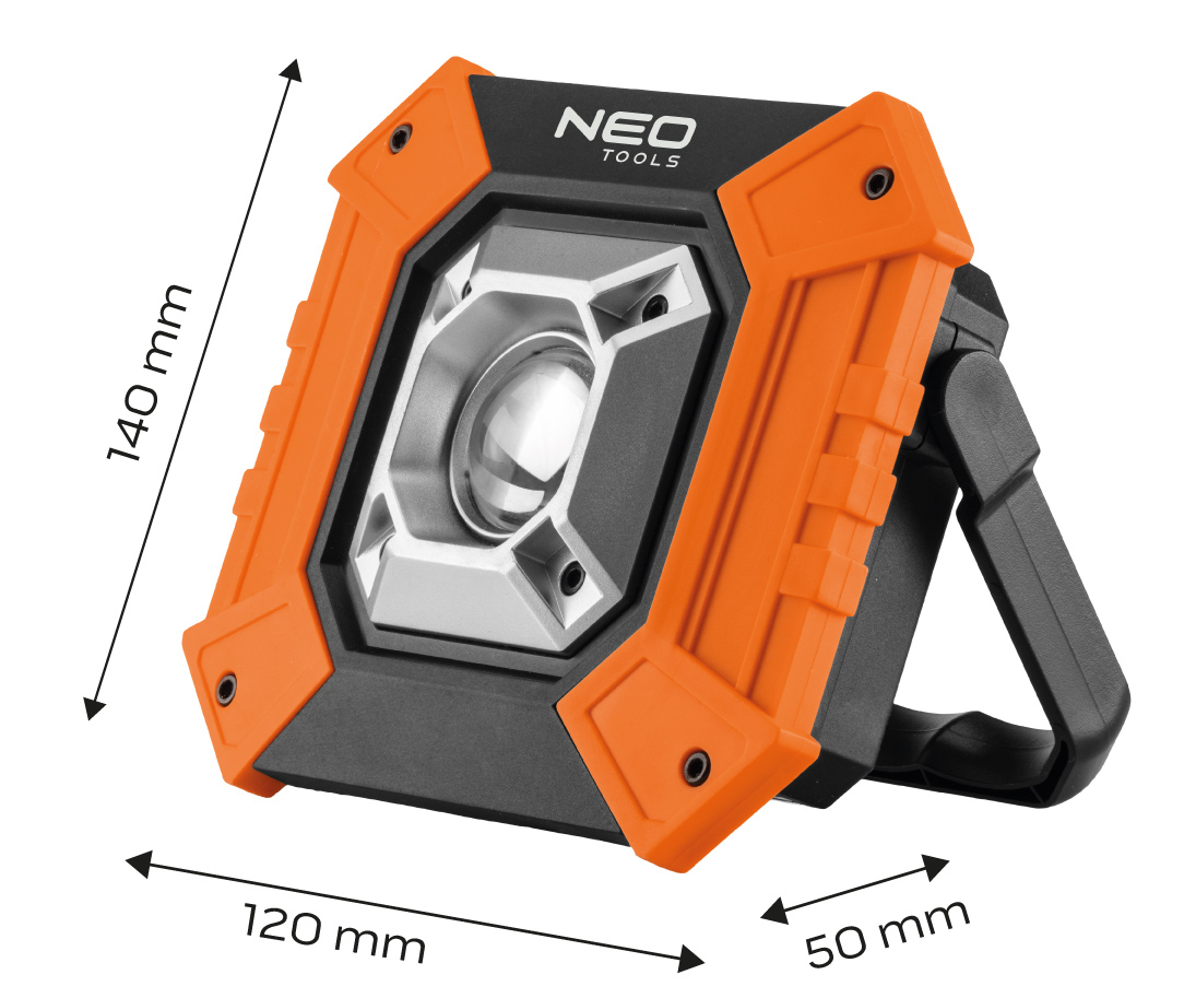 AKU reflektor, 10 W, 750 lm - NEO tools