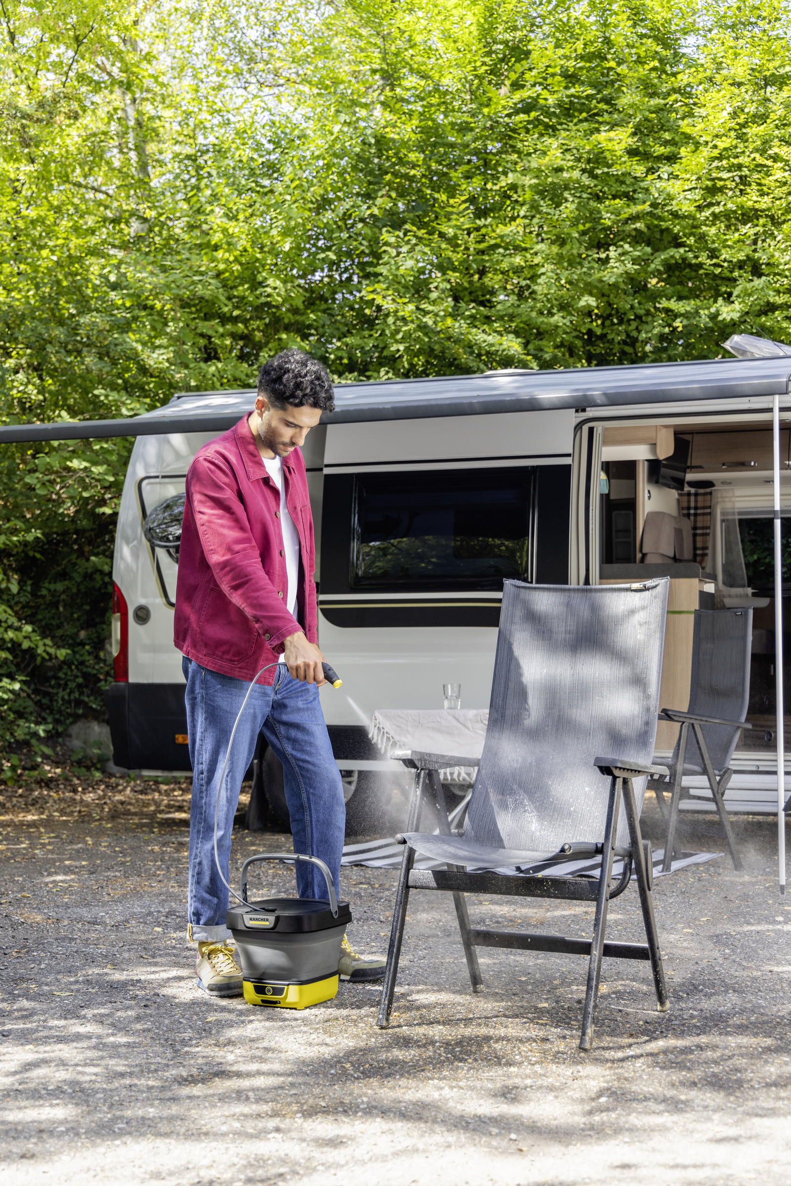 Aku skládací mobilní myčka OC 3 Foldable - Karcher