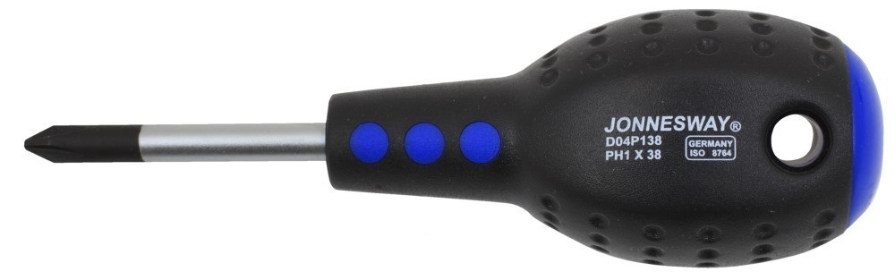 Křížový šroubovák Phillips PH-1 x 38, magnetický - JONNESWAY D04P138