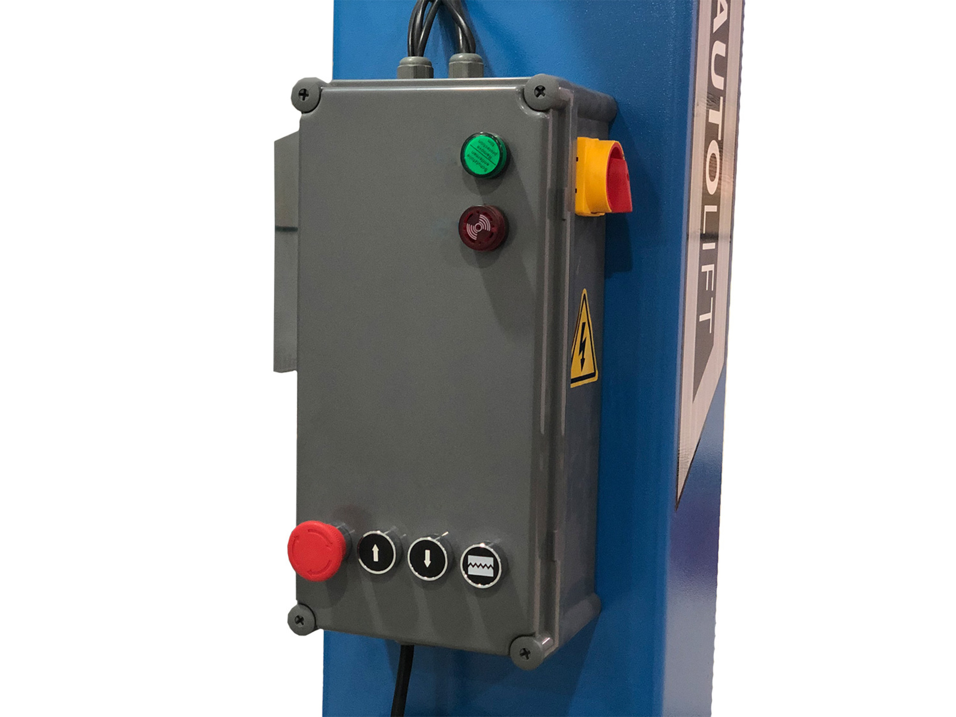 Dvousloupový bezpřejezdový zvedák s automatickým zámkem, nosnost 4t - QSD3800