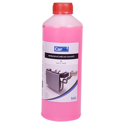 Chladicí kapalina - nemrznoucí směs D/G12, červená, 1l - CARFIT