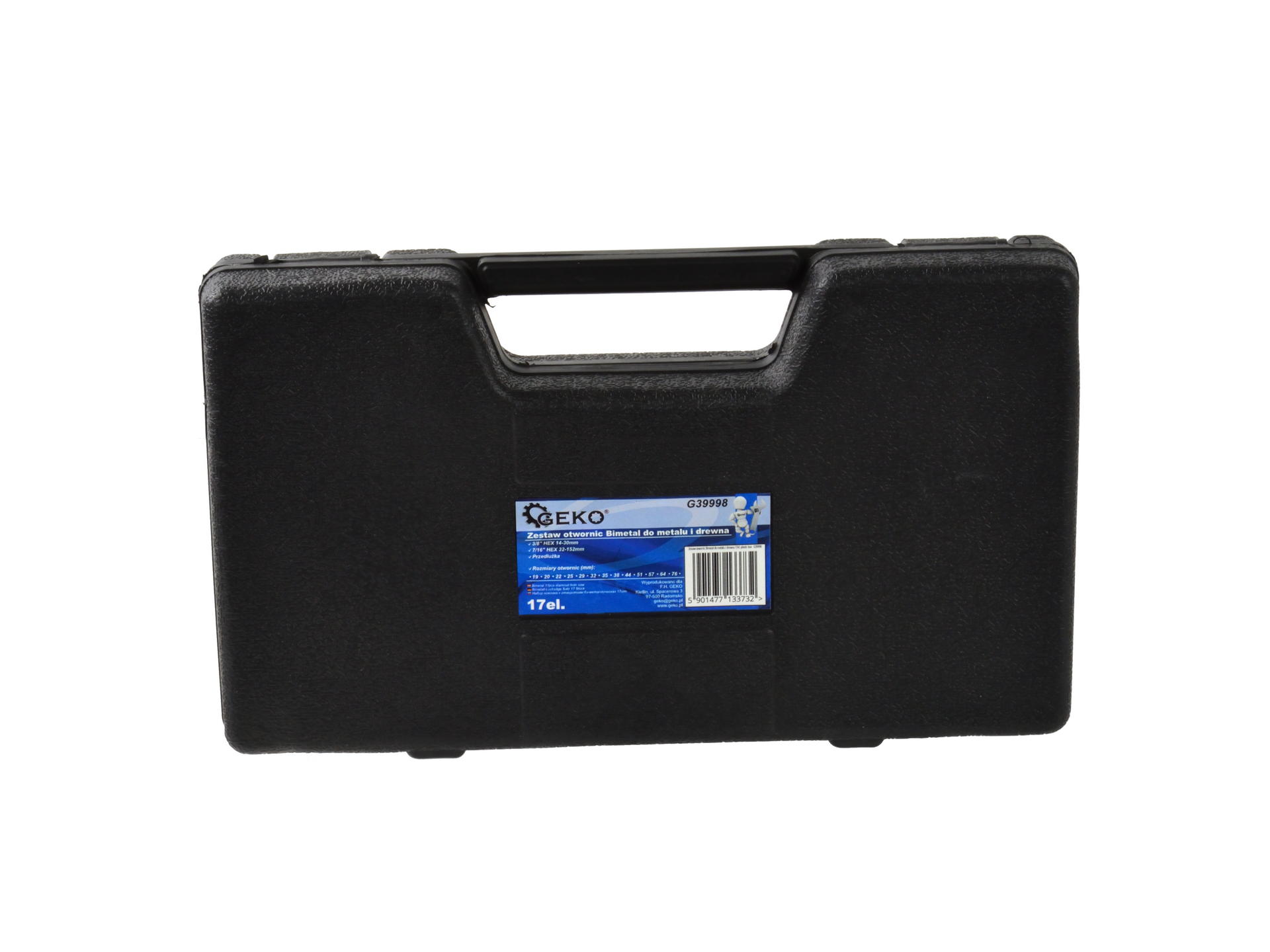 Vykružovací vrtáky do kovu a dřeva, průměr 19-76 mm, sada 17 ks