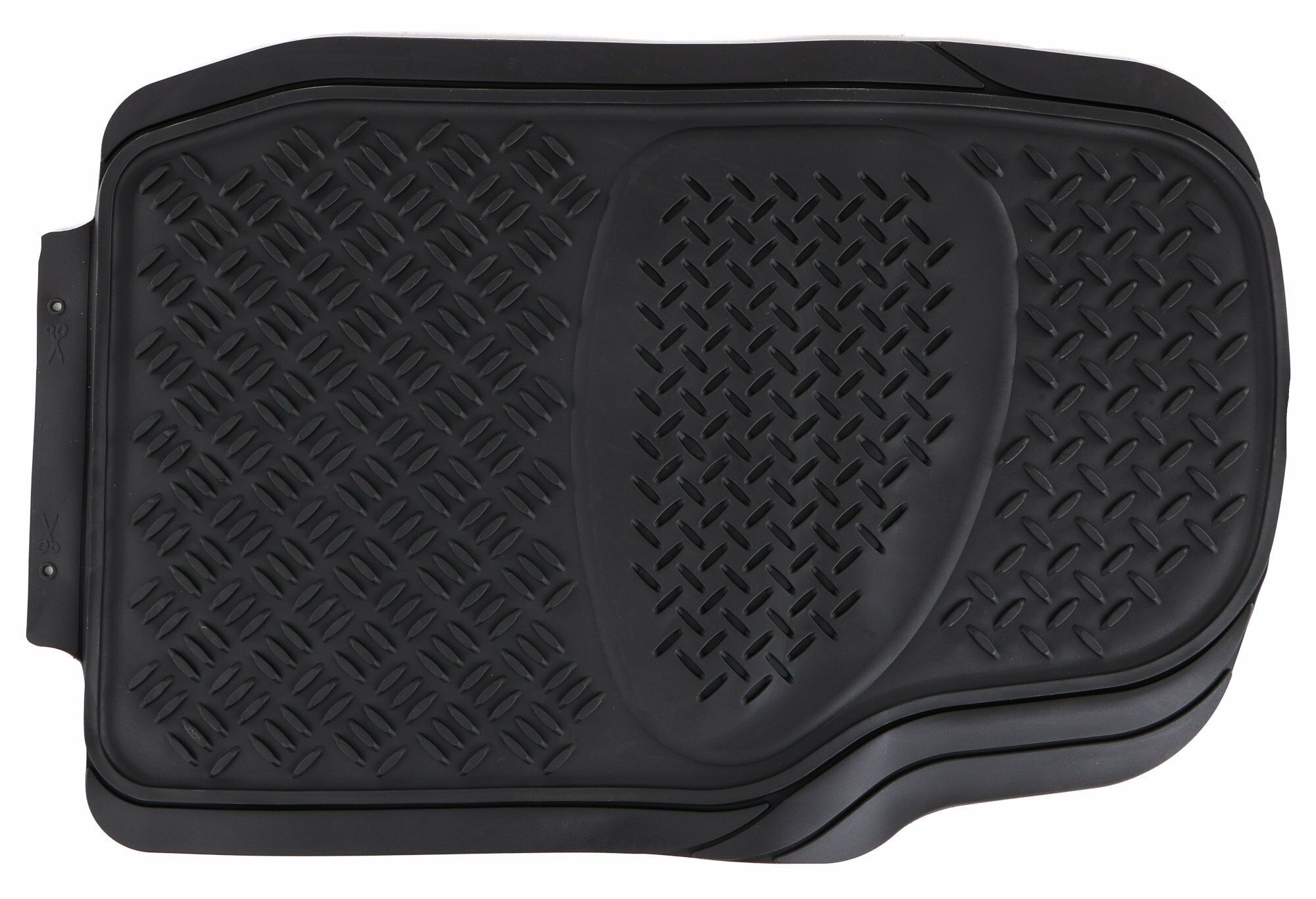 Autokoberce univerzální, gumové CAR MAT UNI SET 3, komplet, 4 ks – SIXTOL