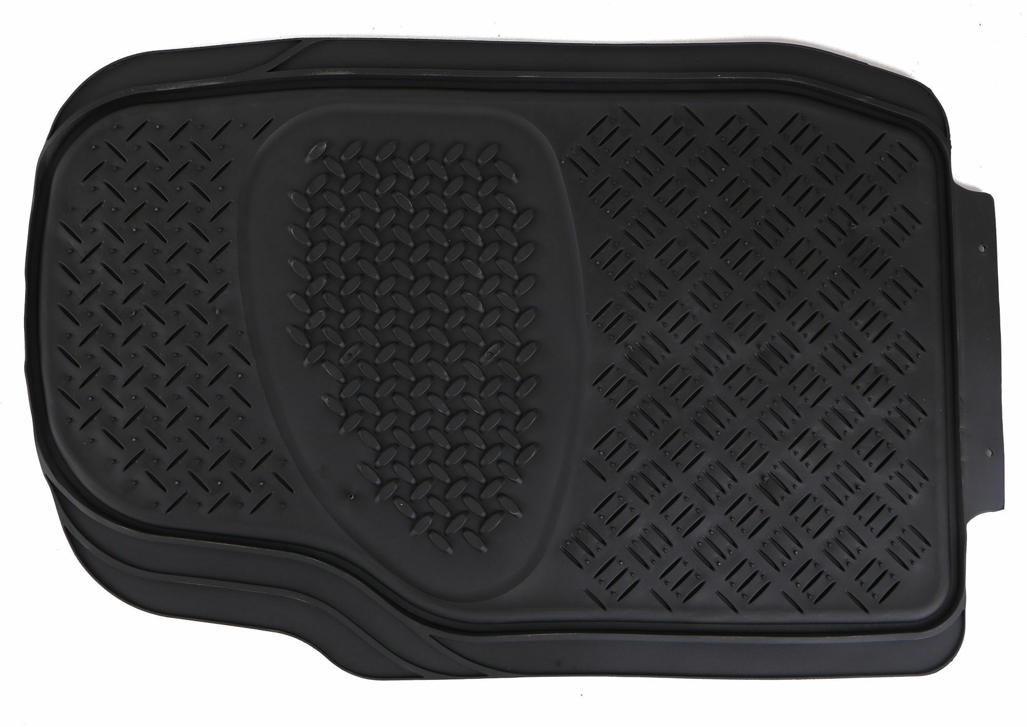 Autokoberce univerzální, gumové CAR MAT UNI SET 1, přední, 2ks – SIXTOL