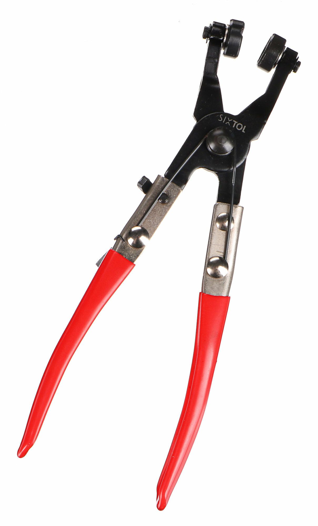 Kleště na jednoduché samosvorné hadicové spony, zahnuté MECHANIC HOSE CLAMP 6 - SIXTOL