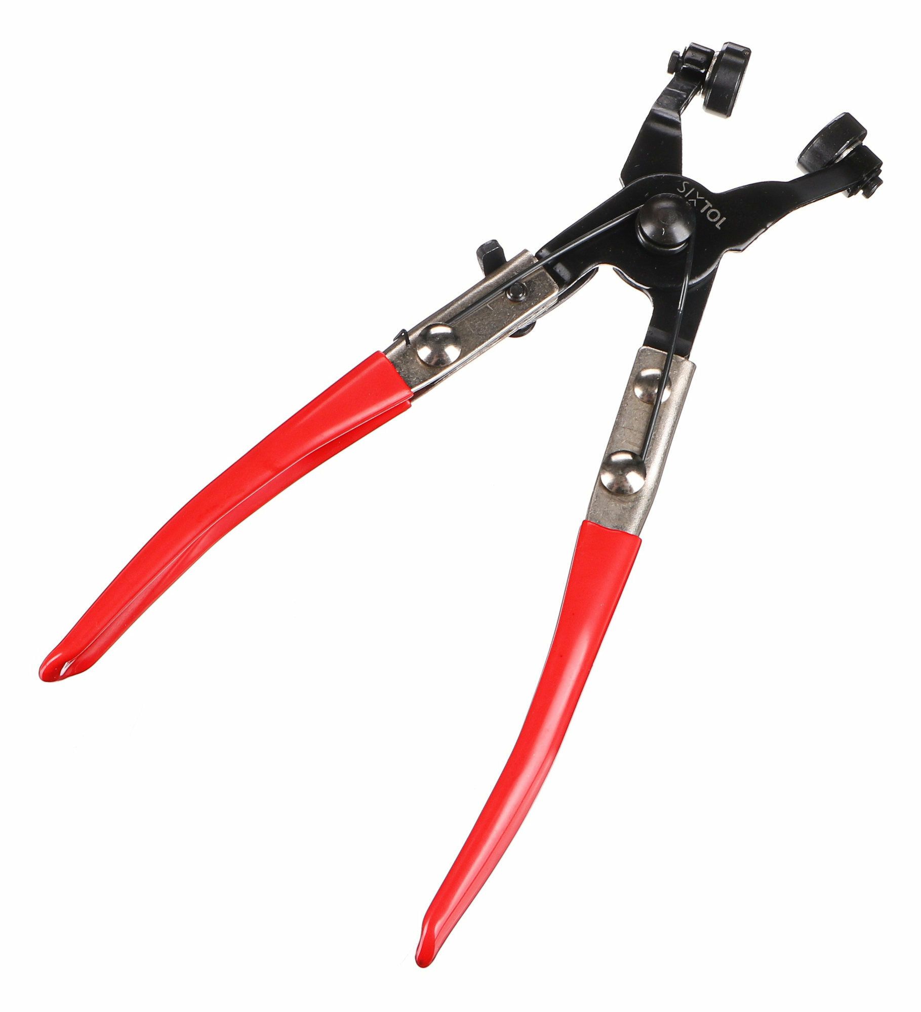 Kleště na jednoduché samosvorné hadicové spony, zahnuté MECHANIC HOSE CLAMP 6 - SIXTOL