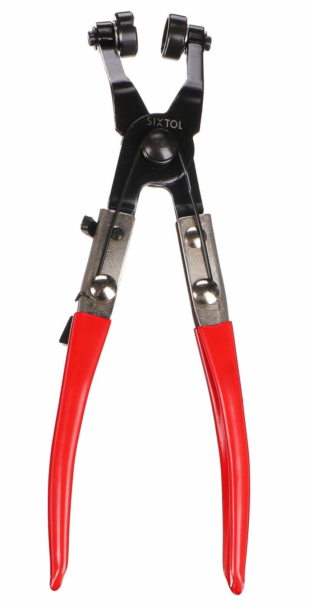 Kleště na jednoduché samosvorné hadicové spony, zahnuté MECHANIC HOSE CLAMP 6 - SIXTOL