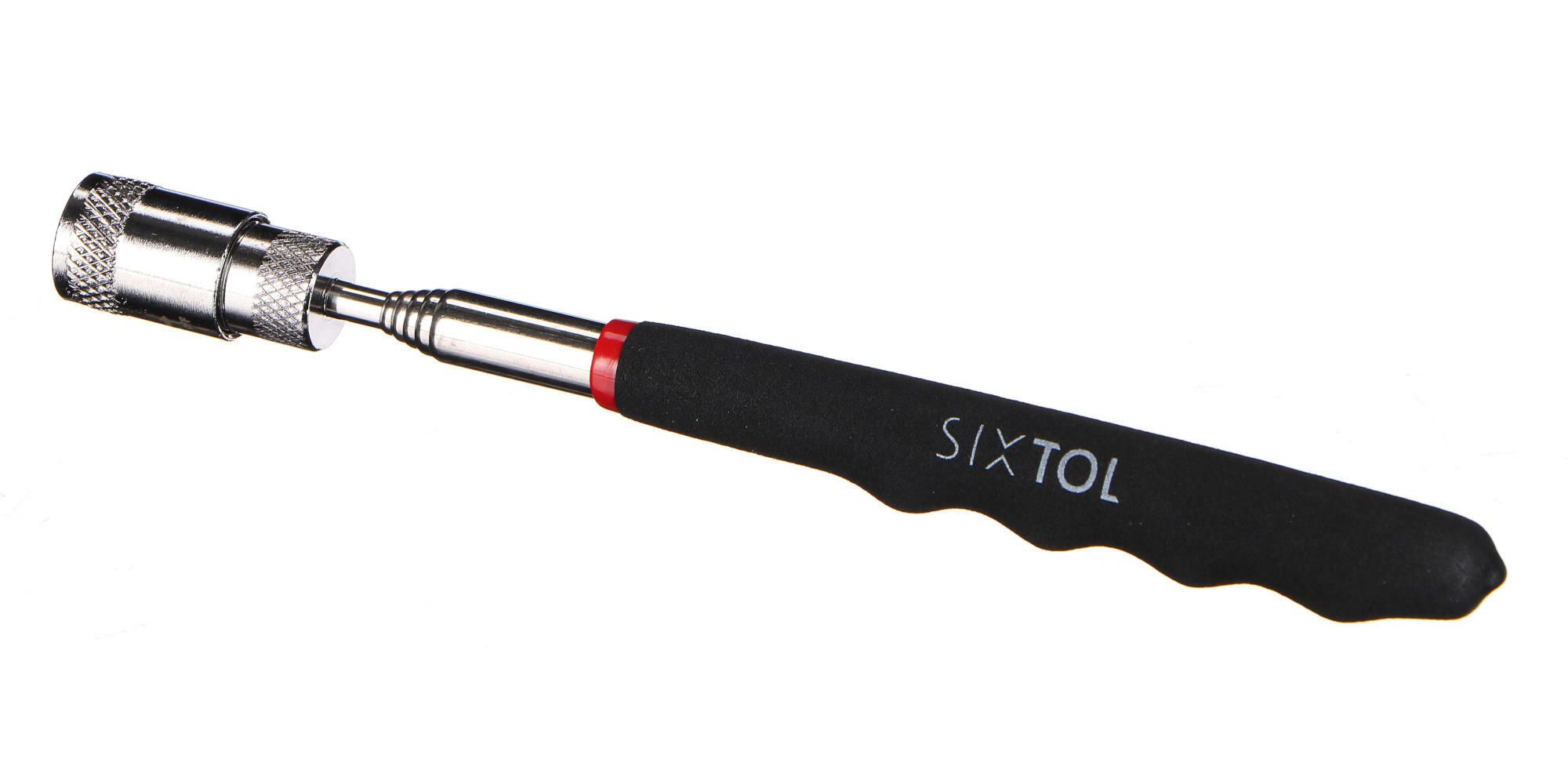 Magnetický teleskopický vytahovák s LED světlem MECHANIC PICK UP 1, 200-820mm - SIXTOL