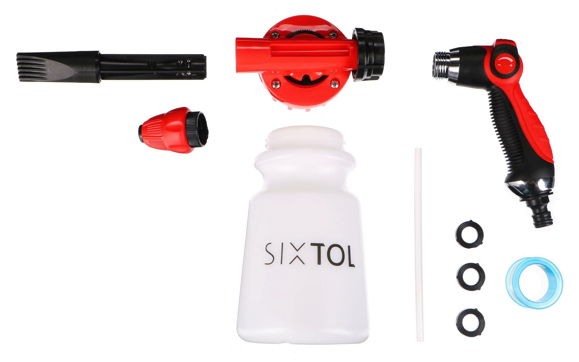 Mycí pistole s nádržkou na saponát pro mytí auta CAR DETAILING SPRAY 1 - SIXTOL (obrázek 3)