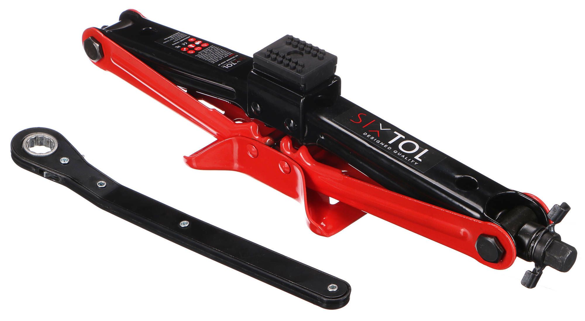 Nůžkový zvedák s ráčnou SX SCISSOR JACK 2T - SIXTOL