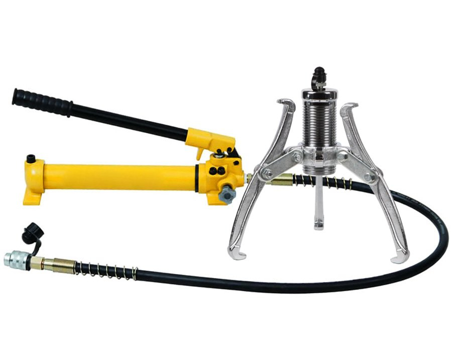 Genborx Dvou- nebo tříramenný hydraulický stahovák HHL-50FR, síla 50 t, s ruční pumpou