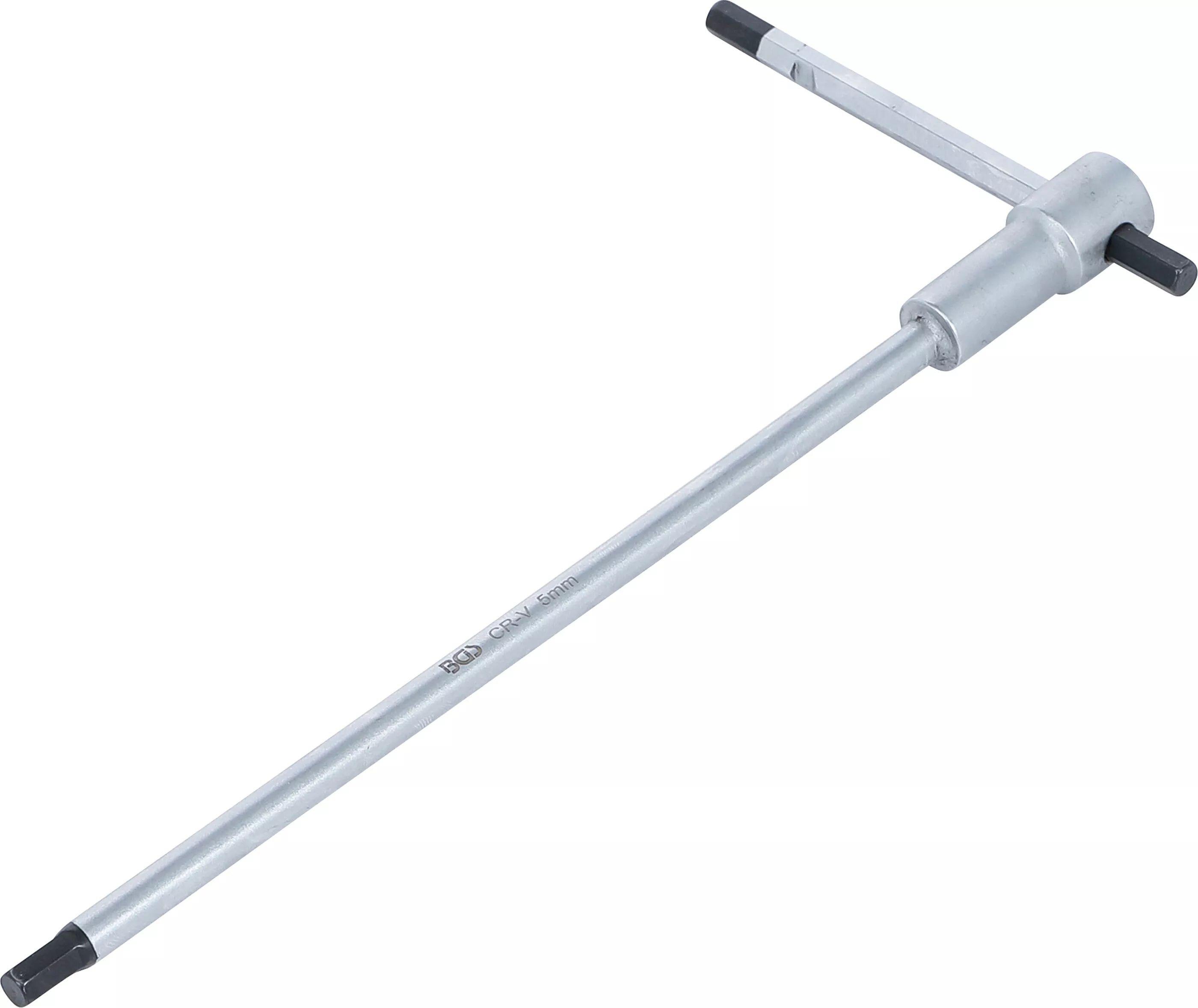 BGS Technic BGS 6086 Zástrčný klíč 6hran 5 mm s posuvnou T-rukojetí