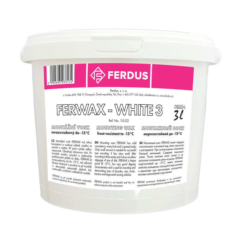 Montážní vosk FERWAX WHITE 3