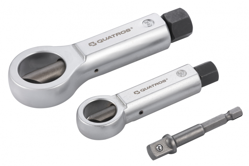 26 dílná sada vytahovačů poškozených šroubů a svorníků