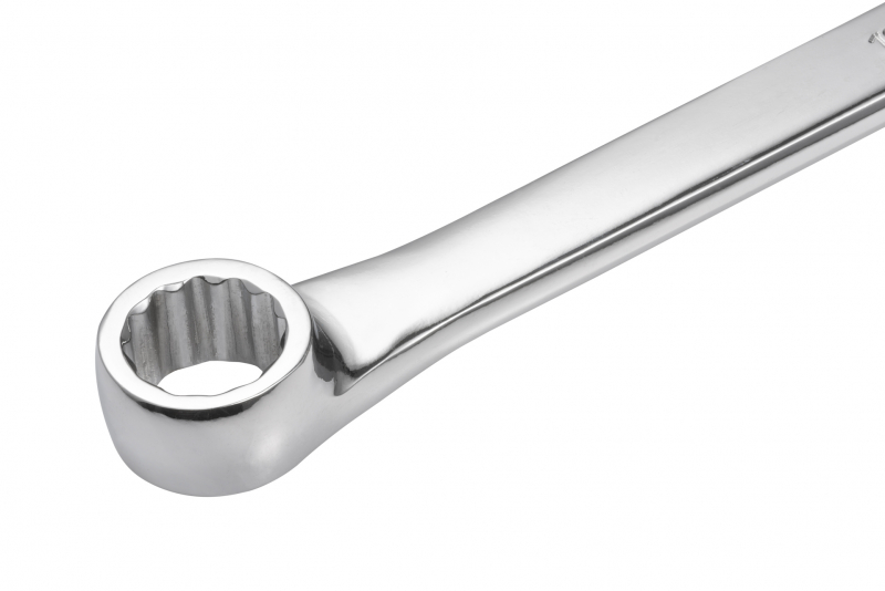 10dílná extra dlouhá sada dvojitých očkových klíčů s ráčnou a flexibilními hlavami 10-19 m