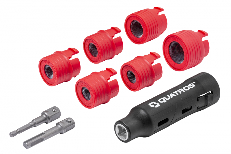 Sada kartáčů na šrouby a čepy kol, 9 dílná – QUATROS