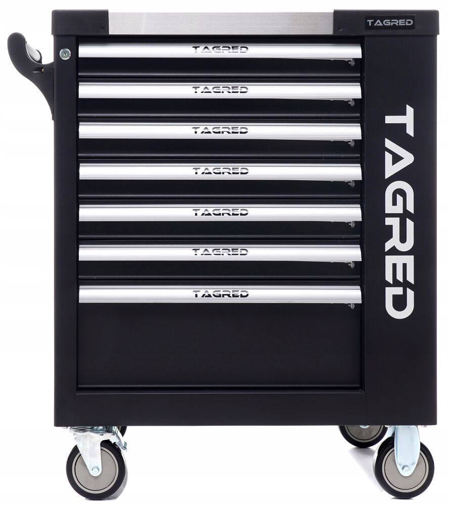 Dílenský vozík na nářadí (prázdný) 7 přihrádek PREMIUM, Tagred TA213