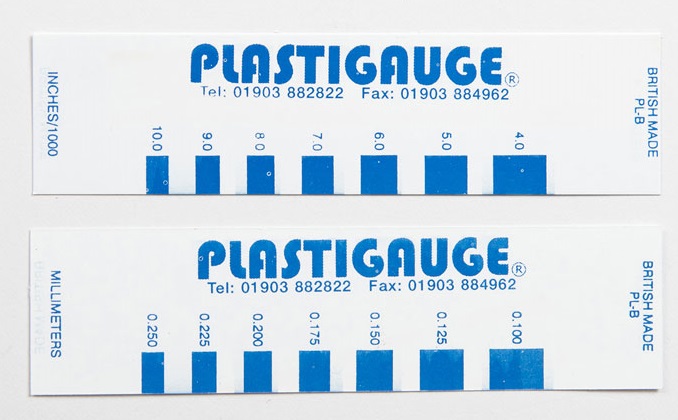 PLASTIGAUGE Plastigage-měření tolerance ložisek (různé velikosti) Rozměr: 0.5-1 mm (obrázek 5)
