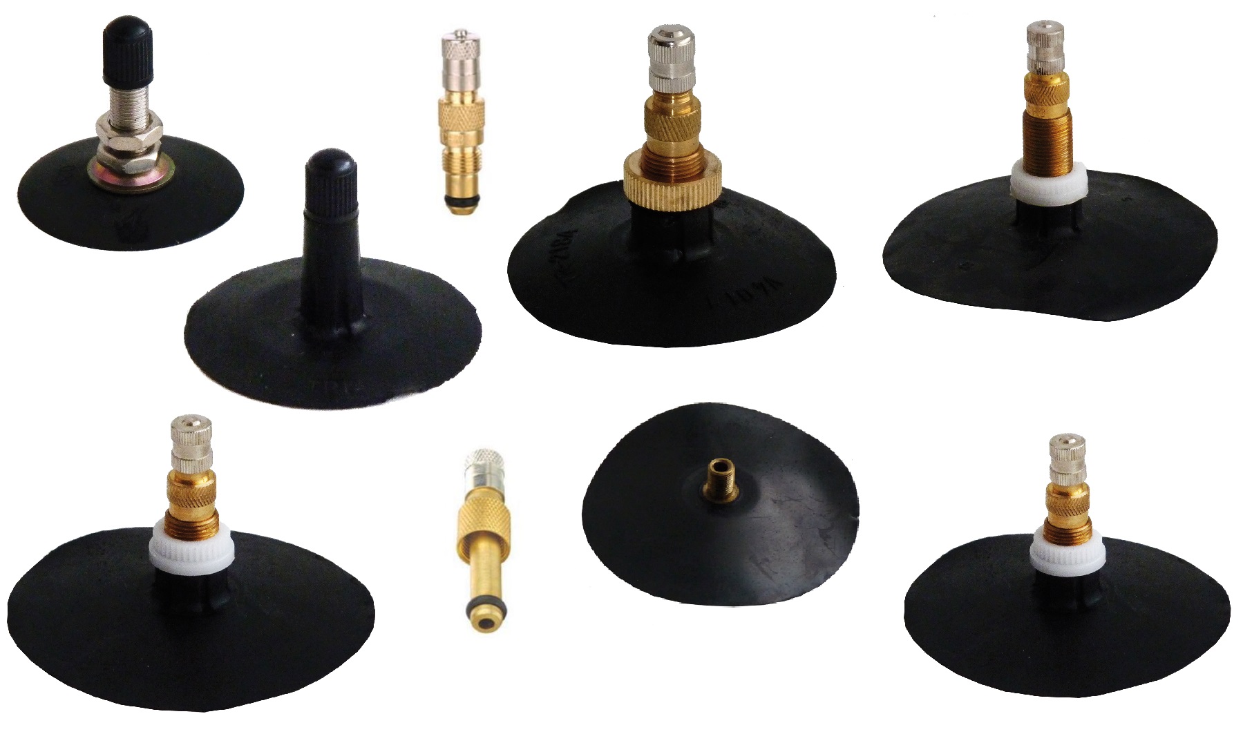 Dušové ventily s pätkou, MOTO, AUTO, VAN, TRUCK, AGRO, rôzne rozmery - Ferdus