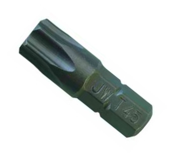 Bity Torx s otvorem, různé velikosti, délka 25 mm, úchyt 1/4" – JONNESWAY Velikost: TT45