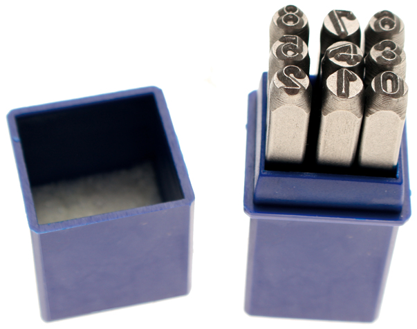 Levně BGS technic Razící matrice čísel, raznice (různé velikosti)- BGS Velikost: 4 mm