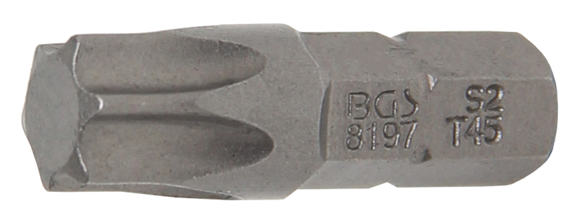 BGS technic Bity 1/4" T-profil 25mm (různé velikosti) - BGS Velikost: T15