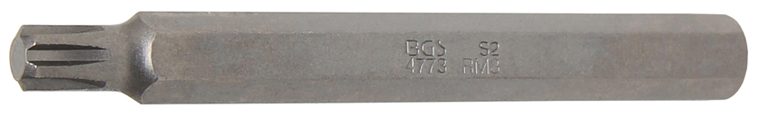 BGS technic Bit RIBE - profil 10mm (různé velikosti) - BGS Velikost: 8x100 mm