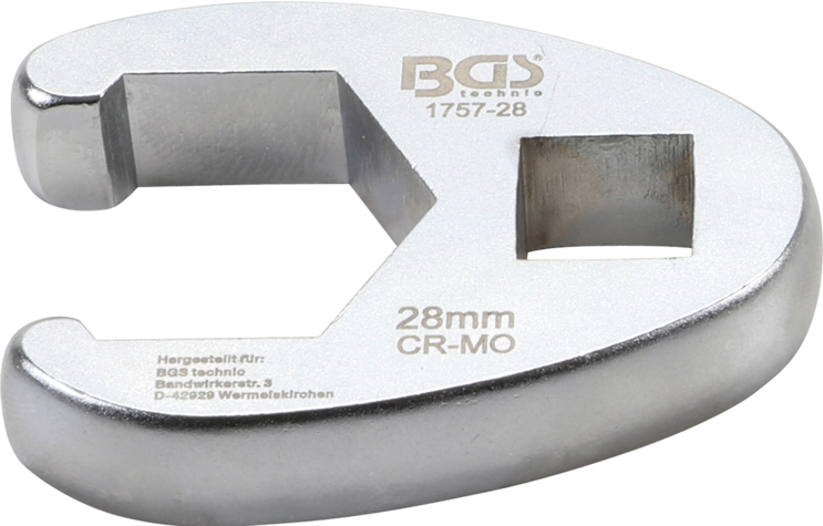 Klíče ploché otevřené 1/2", různé rozměry - BGS technic