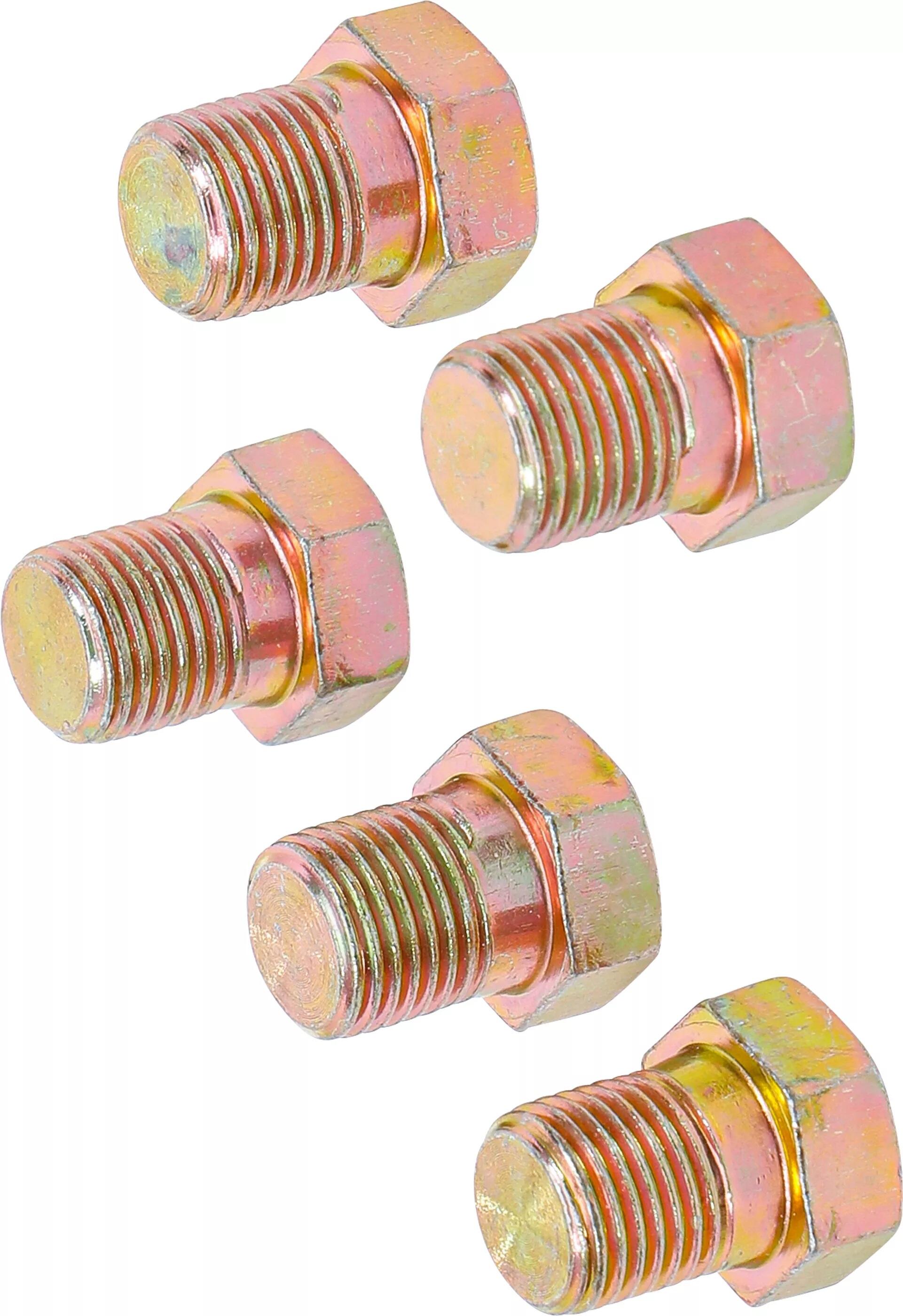 BGS technic Zátky - výpustné šrouby olejových van, různé rozměry, sada 5 ks - BGS Rozměry: M17x1,5 mm