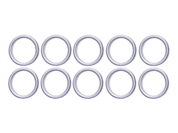 Těsnicí kroužky pro olejové výpusti, různé rozměry, sada 10 ks - BGS